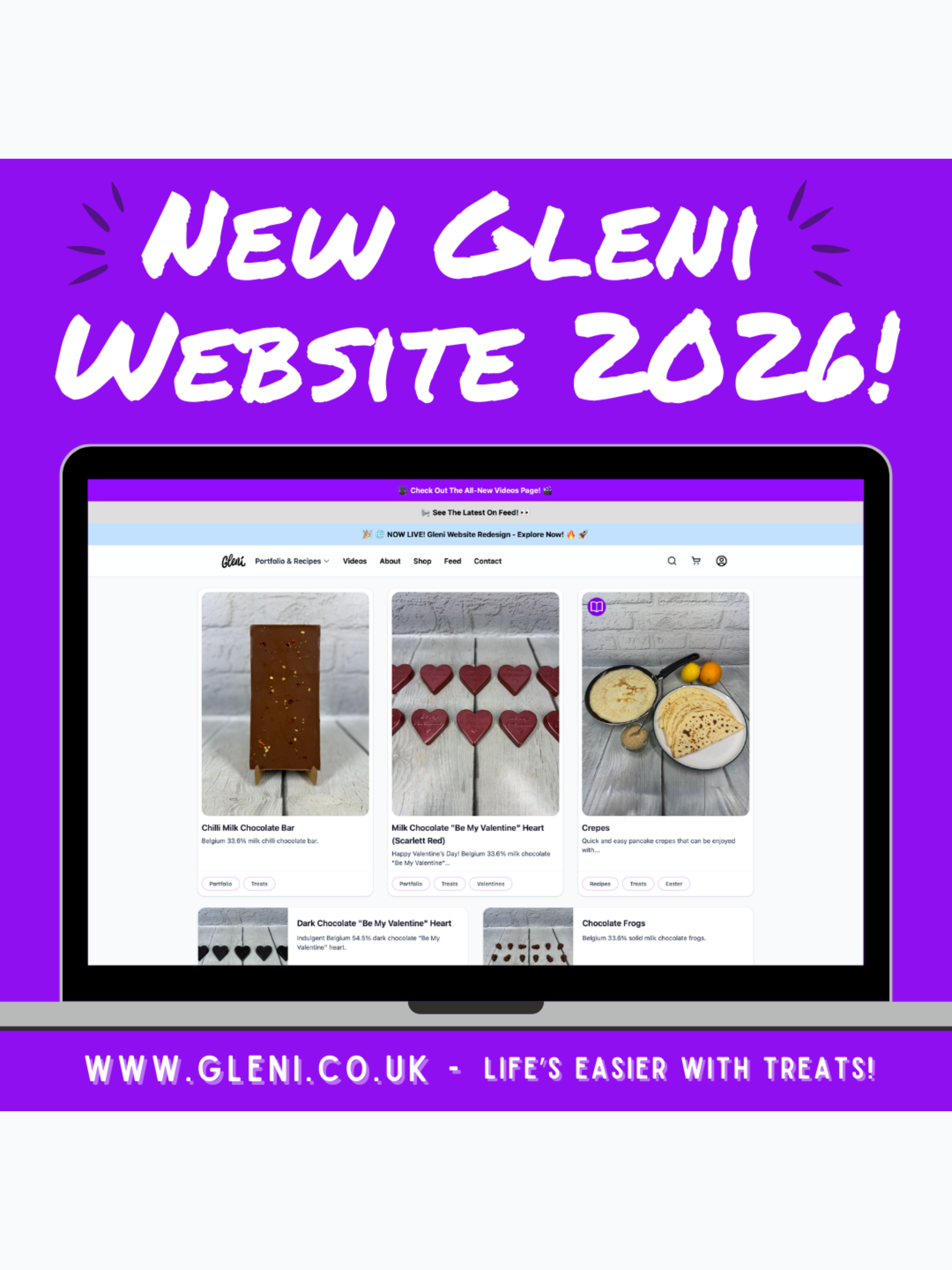 Gleni Website 2026 - OUT NOW!