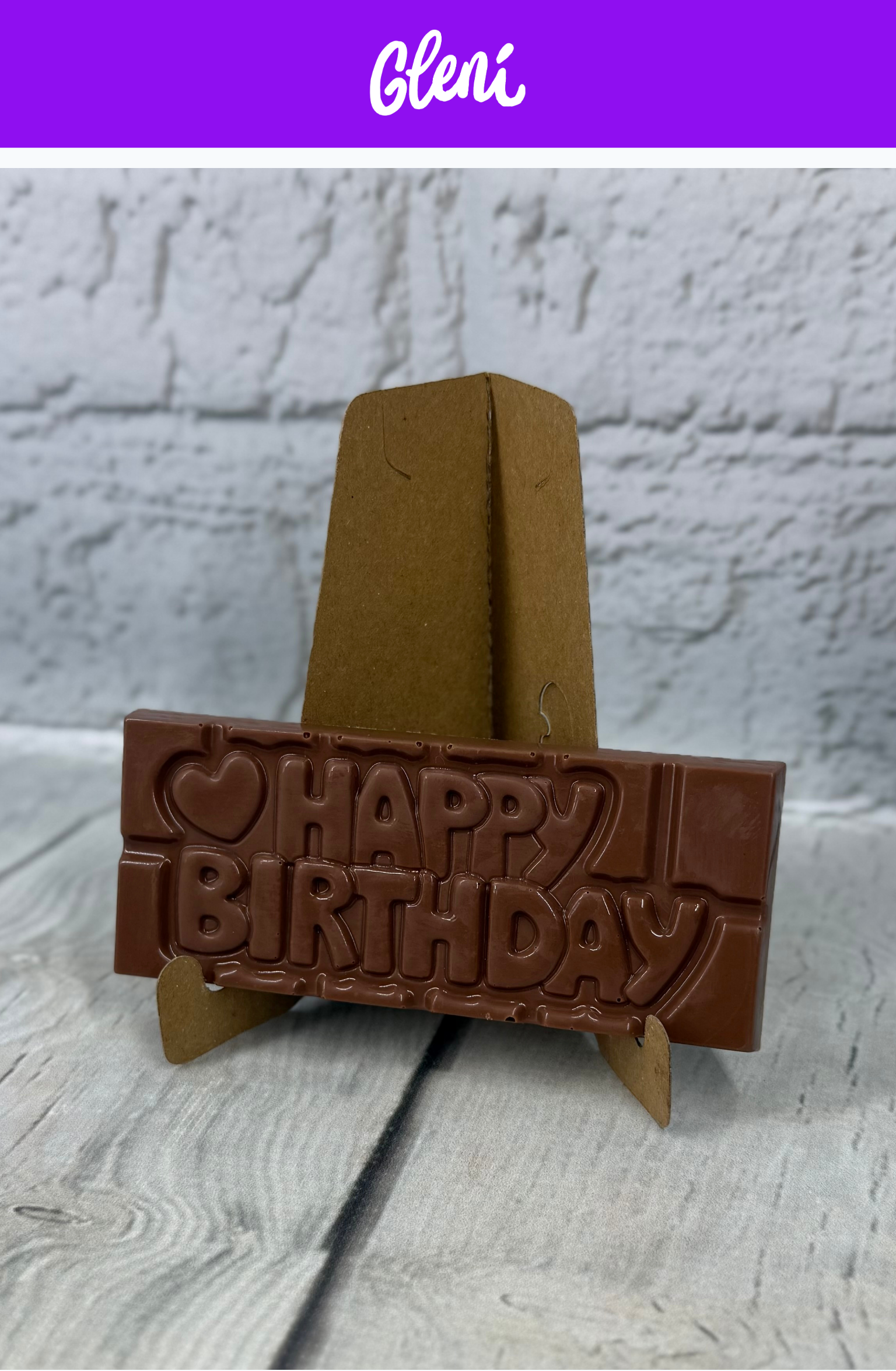 Milk Chocolate Mini Bar "Happy Birthday"