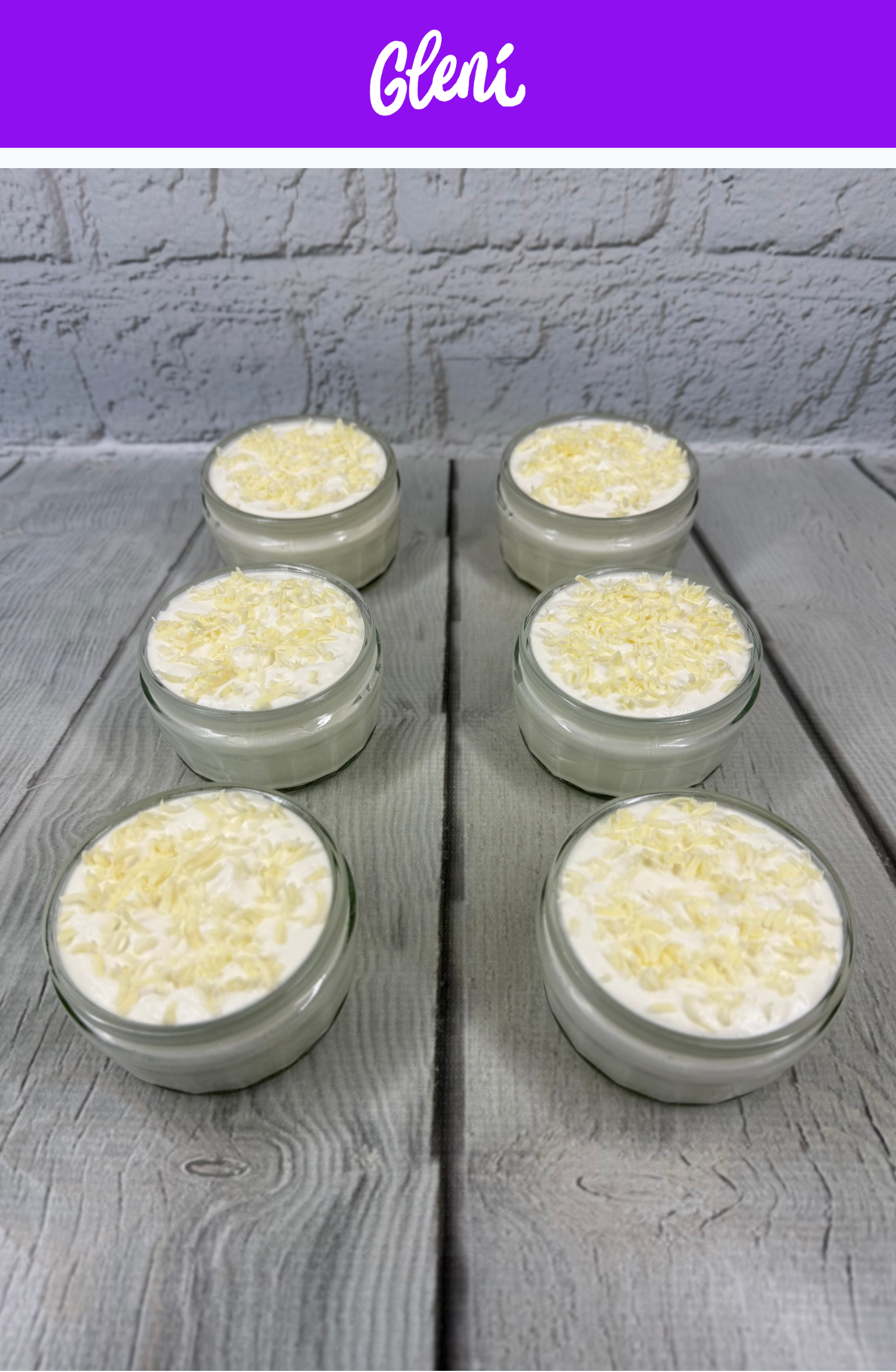 White Chocolate Mousses