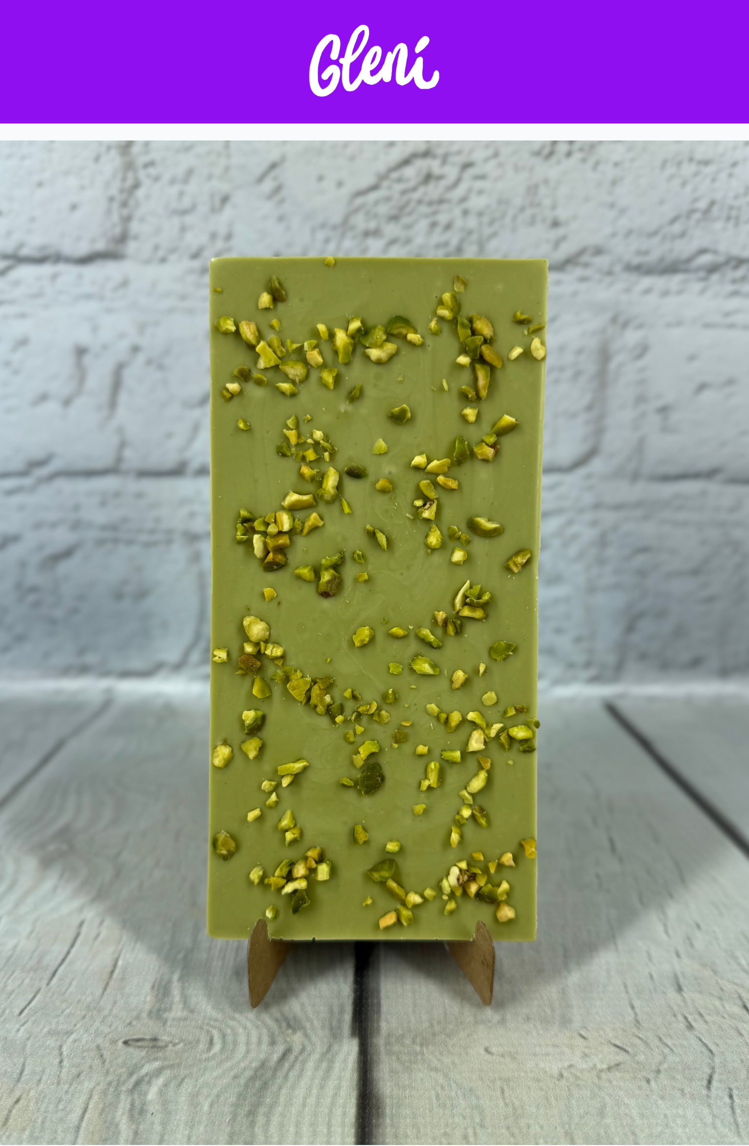 Pistachio Gelato Matcha Chocolate Bar